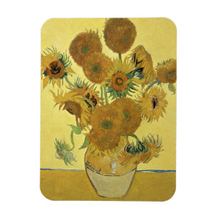 Ímã Girassóis de Vincent van Gogh  , 1888