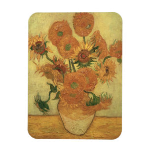Ímã Girassóis de Vincent van Gogh , 1889