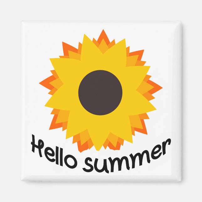 Imã girassol (Frente)