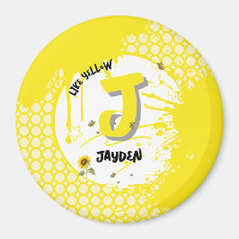 Imã Girassol com Girassol como Amarelo