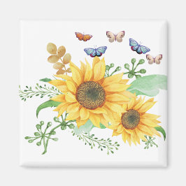 Imã girassol primavera