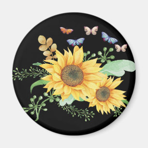 Imã girassol primavera