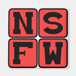 Imã Gíria de Internet NSFW Não Segura para Trabalho Fr