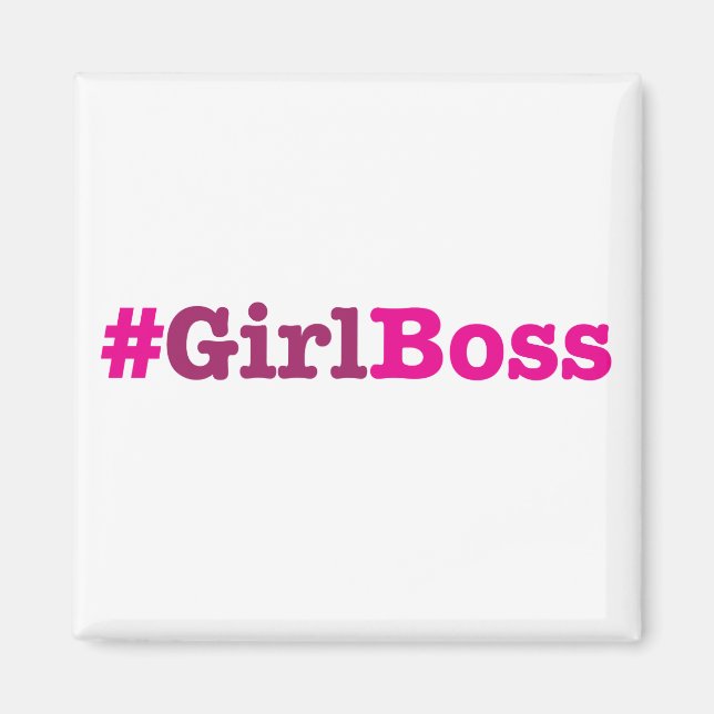 Imã Girl Boss Merchandise (Frente)