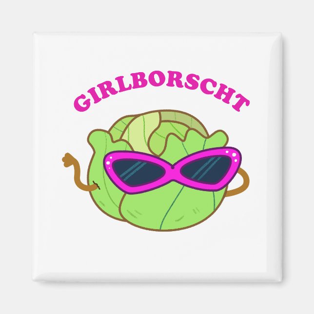 Imã Girlborscht Fabuloso Magneta de Arma Vegetal (Frente)