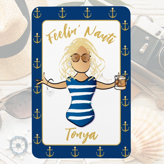 Ímã Girls Beach Weekend para sua estranha porta de fér (Criador carregado)