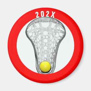 Imã Girls Lacrosse Gifts Magnet