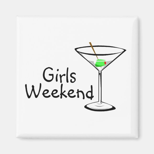 Imã Girls Weekend Martini (Frente)
