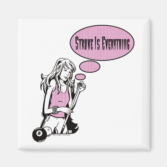 Imã Girly Cue (Frente)