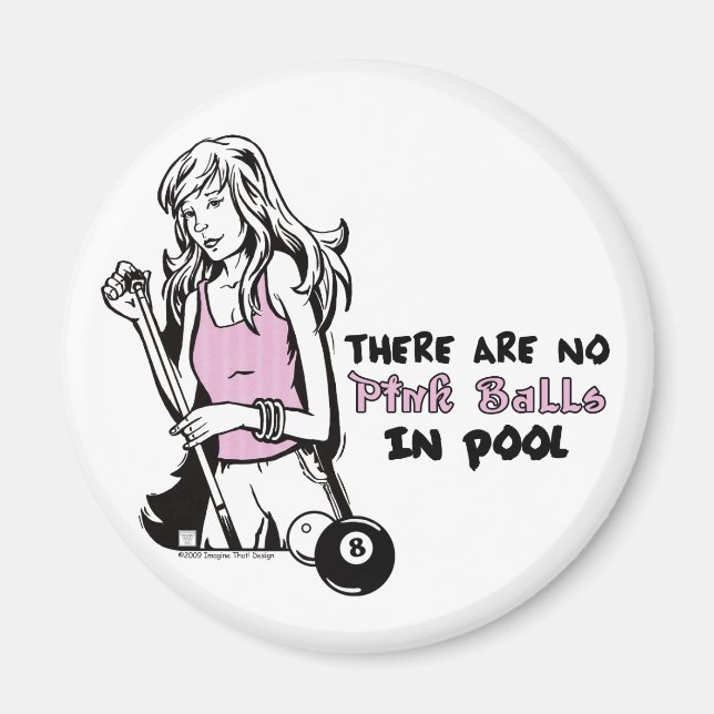 Imã Girly Cue (Frente)