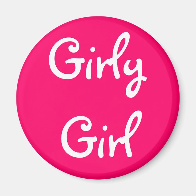 Imã Girly Girl (Frente)
