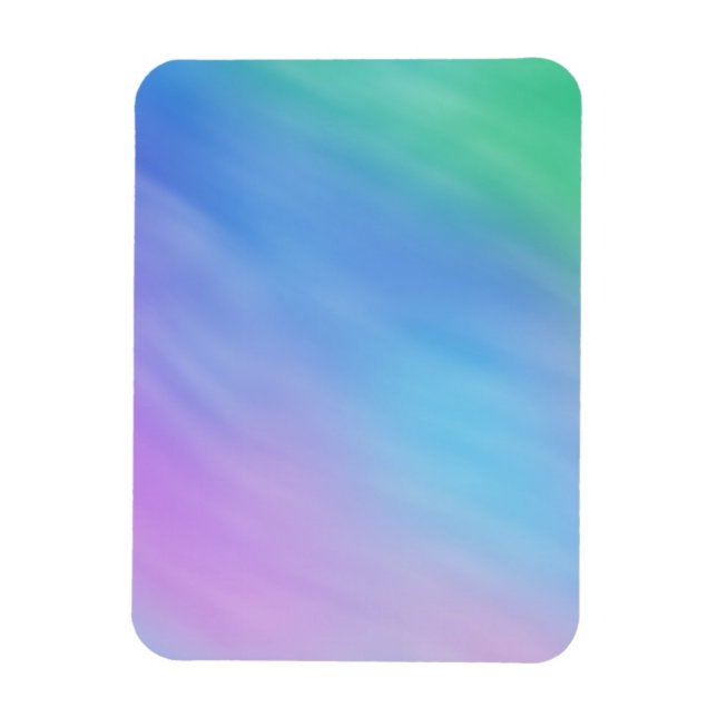 Ímã Girly Soft Rainbow Sky (Vertical)