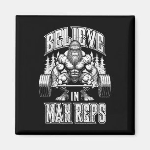 Imã Giro Bigfoot Acredita Em Máx. Reps De Bodybuild
