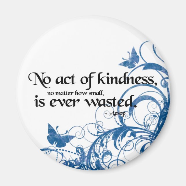 Imã giro da borboleta gentil (Frente)