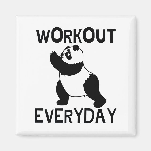 Imã Giro Panda Workout (Frente)