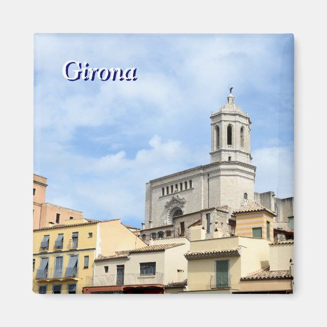 Imã Girona (Gerona) Magnet (Frente)