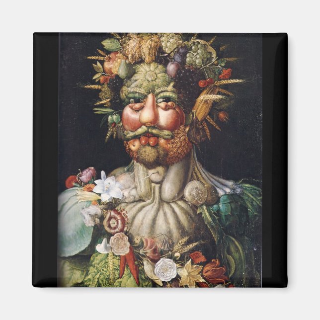 Imã Giuseppe Arcimboldo Vegetable Man (Vertumnus) (Frente)