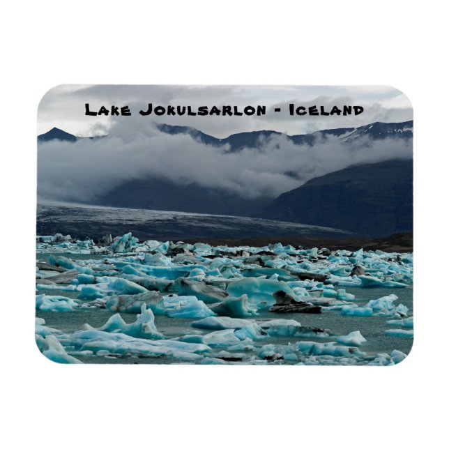 Ímã Glacial Lake Jokulsarlon - Islândia (Horizontal)
