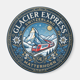 Imã Glacier Express & Matterhorn, Suíça