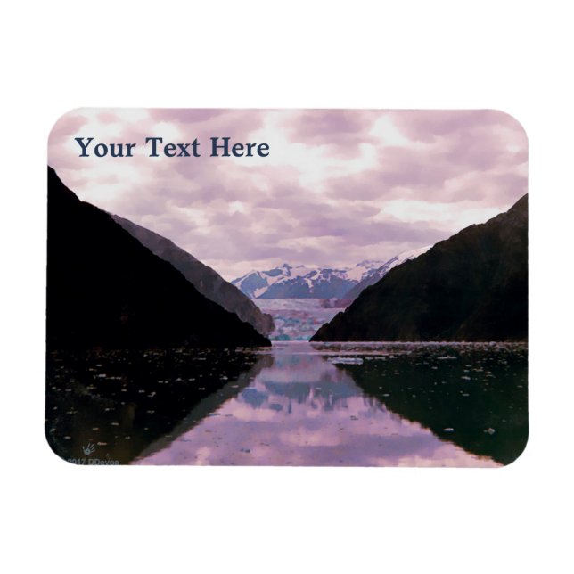 Ímã Glacier Fjord (Horizontal)