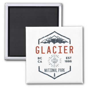 Imã Glacier National Park Canada Vintage aflita