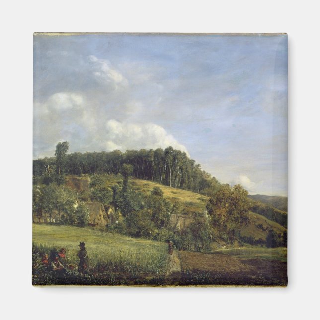Imã Glade Floresta perto de uma Aldeia, 1833 (Frente)