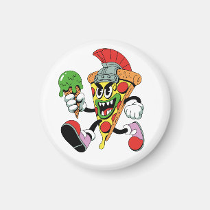 Imã Gladiator Pizza Slice Brainrot