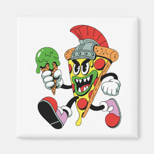 Imã Gladiator Pizza Slice Brainrot