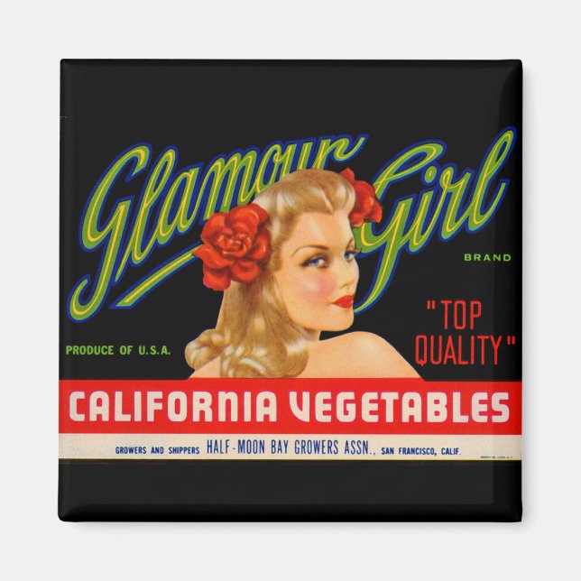 Imã Glamor Girl (Frente)