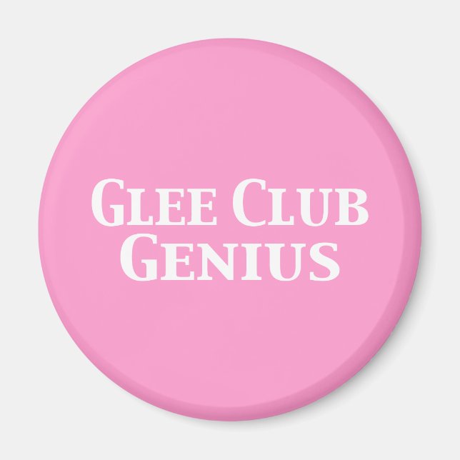 Imã Glee Club Genius Gifts (Frente)