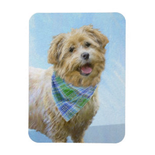 Ímã Glen de Imaal Terrier Painting - Arte Original de 