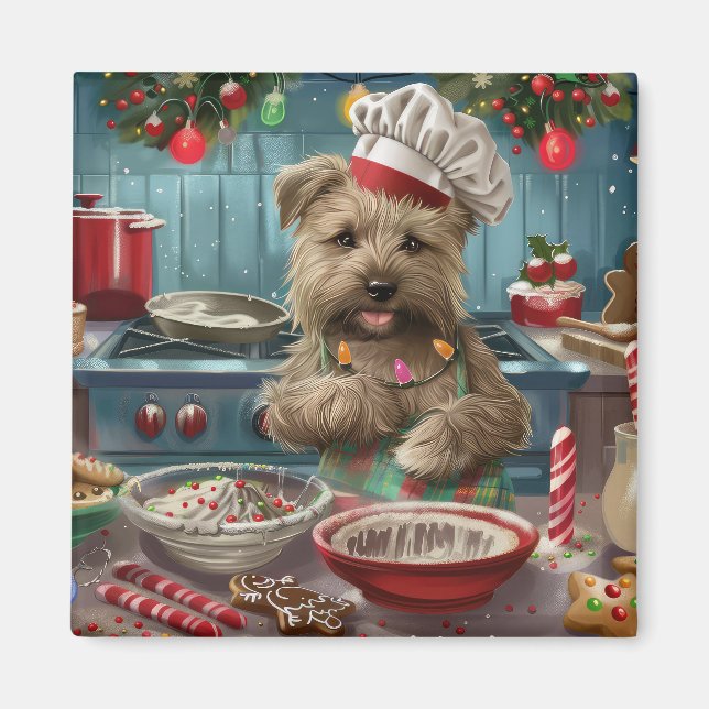 Imã Glen of Imaal Terrier Holiday Baking: Festivo (Frente)