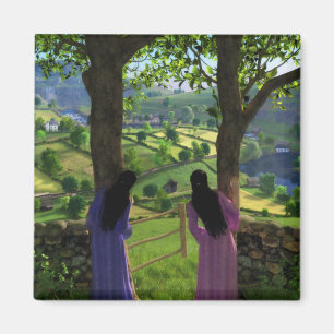 Imã Glen of the Twins Magnet