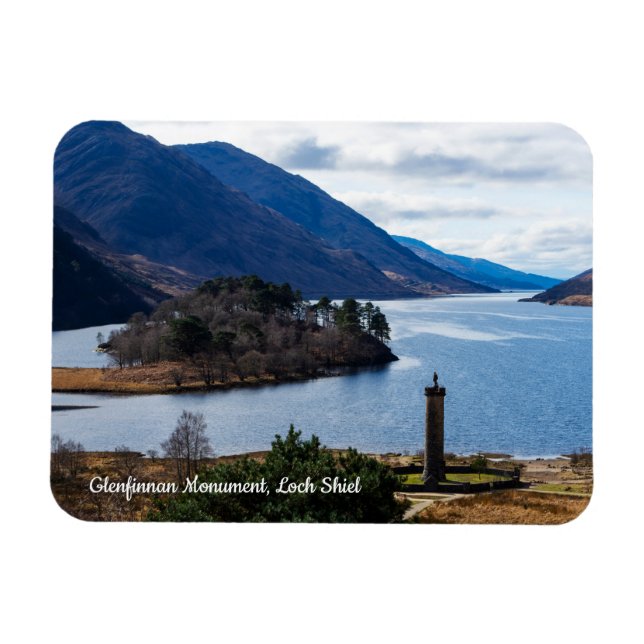 Ímã Glenfinnan Monument, Loch Shiel, Escócia (Horizontal)