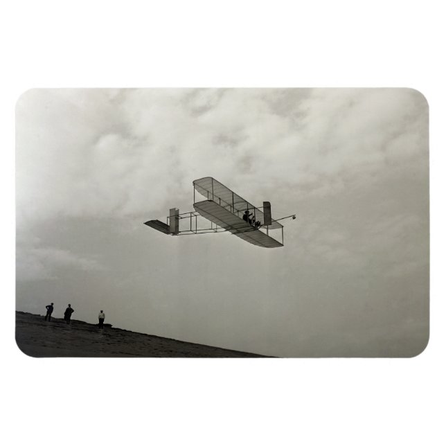 Ímã Glider Test Flight Aviation Wright Brothers (Horizontal)