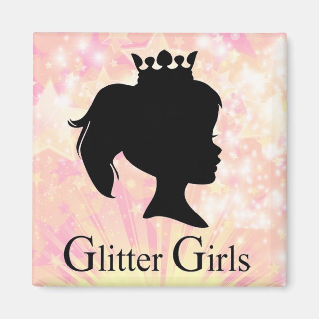 Imã Glitter Girls Refrigerator (Frente)