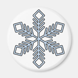 Imã Glitter Snowflake - Baby Blue Branches