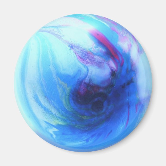 Imã Globo Azul (Frente)