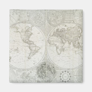 Imã Globo Terraqueous por Samuel Dunn 1787