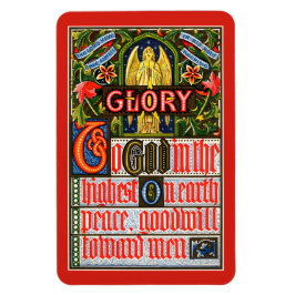 Ímã Glória a Deus no mais alto...