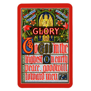 Ímã Glória a Deus no mais alto...