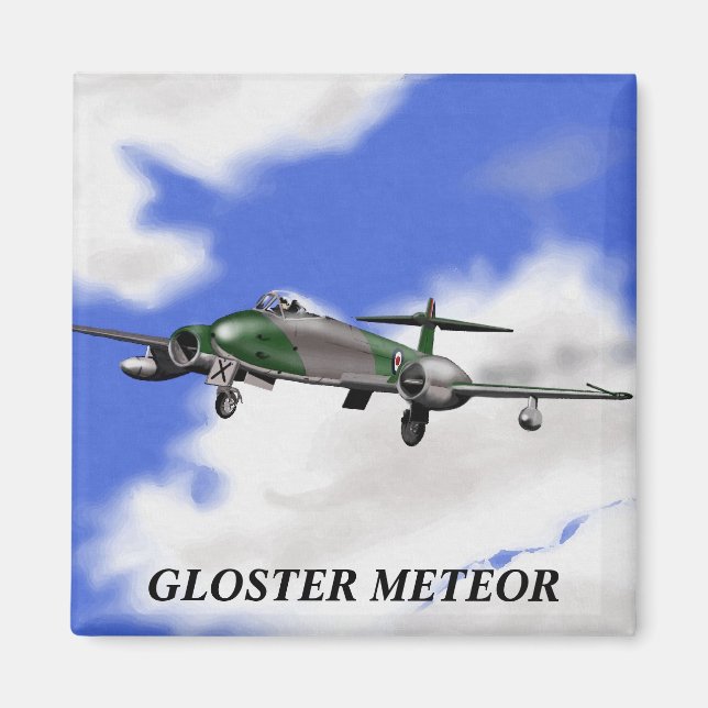 Imã Gloster Meteor Magnet (Frente)