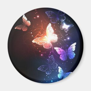 Imã Glowing Night Butterflies