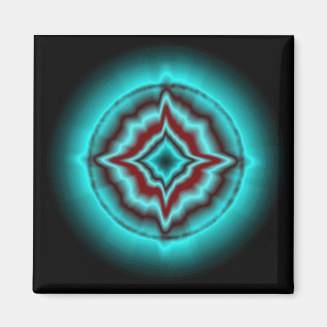 Imã Glückssterne auf schwarz (Frente)