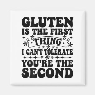 Imã Gluten é a primeira coisa que não posso tolerar qu