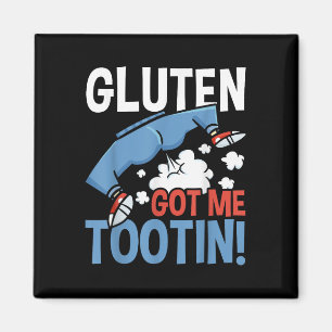 Imã Gluten Me Trouxe Tootin Gluten Alergia Celiac Doen