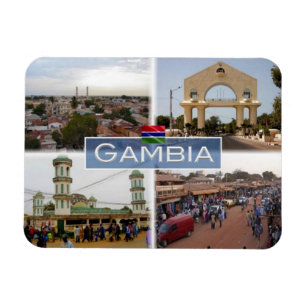 Ímã GM Gâmbia The Arch - Mercado de Serekunda -