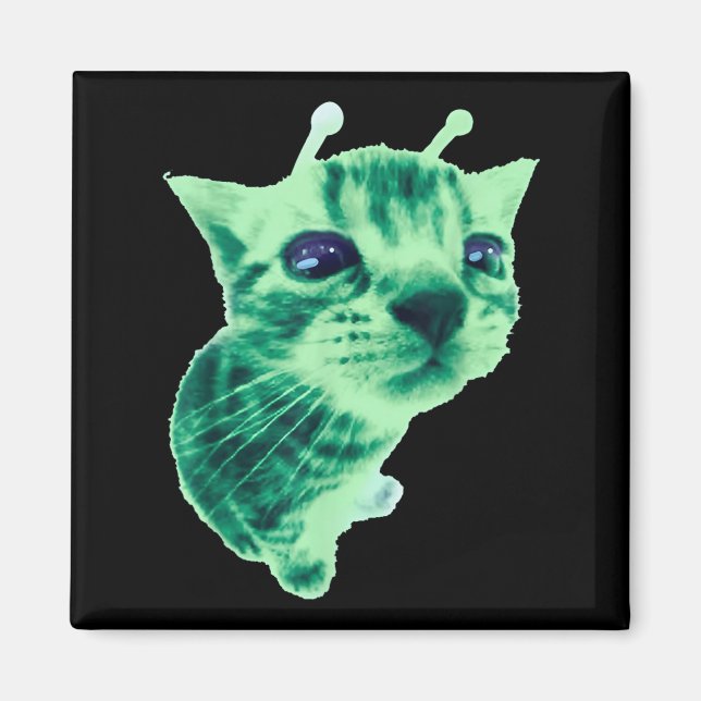 Imã Gnarp Cat Bobo Alienígena Cat Memória Brainrot Mem (Frente)