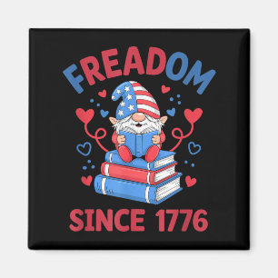 Imã Gnome de Fogos de Artifício Freadom Desde 1776 Lei