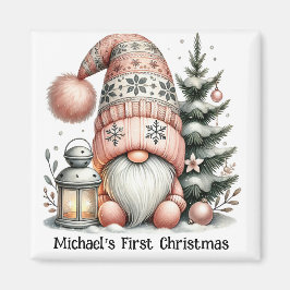 Imã Gnome for the Holidays Magnet